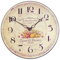 Lascelles Maison Wall Clock, Cream, Dia.36cm