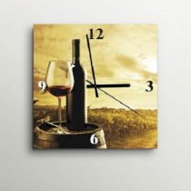 ArtEdge Wine Wall Clock