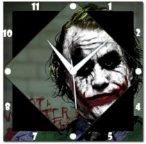  WebPlaza Joker Analog Wall Clock (Multicolor) 