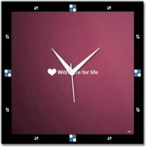 Shoprock Love for Life Analog Wall Clock (Black) 