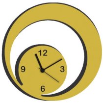 Fab Time Golden Rings Wall Clock FA116DE58TBPINDFUR