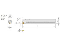 Cán dao tiện trong Marox E12R-SCLPR09