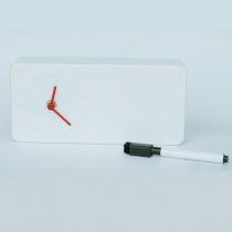 Novelty Handmade Fashion White Timer Message Board Alarm Clock Memo Desk Clocks