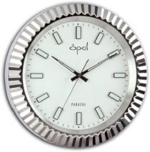  Opal Opal Designer - 5229 Analog Wall Clock (Silver) 