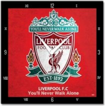  Shoprock Liverpool Famous FC Analog Wall Clock (Black) 