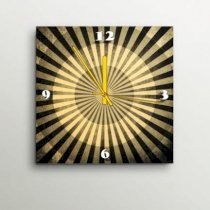 ArtEdge Brown And Black Grunge Wall Clock GA420DE48FVNINDFUR