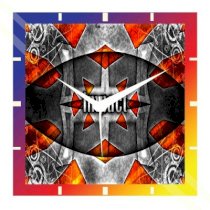  Moneysaver Orange Impact Analog Wall Clock (Multicolour) 