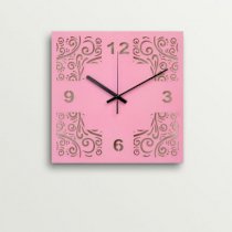ArtEdge Pink Tribal Design Laser Cut Work Wall Clock AR421DE49HAGINDFUR