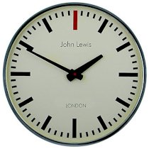 Lascelles Personalised Case Clock, Dia.45cm, Chrome