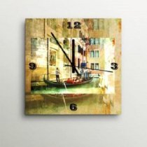 ArtEdge Boat Painting Wall Clock