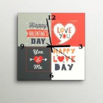 ArtEdge Valentines Day Wall Clock