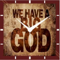  Moneysaver Beautiful Quotes About God Analog Wall Clock (Multicolour) 
