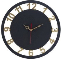 Earth Ring Numbers Analog Wall Clock