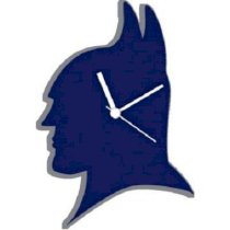 Fab Time Blue Super Hero Wall Clock FA116DE31SYUINDFUR