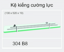 Phụ kiện phòng tắm kệ kiếng cường lực Tovashu 304B8