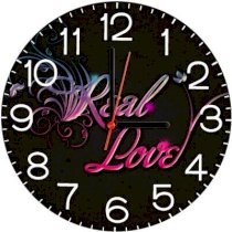 Ellicon B351 Real Love Analog Wall Clock (White) 