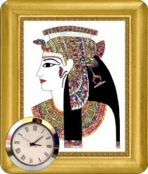 Panache Egyptian Lady Table Clock