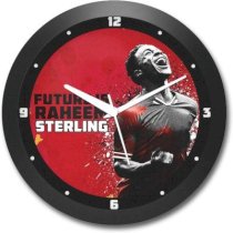 Shop Mantra Raheem Sterling Footballer Round Analog Wall Clock (Black)
