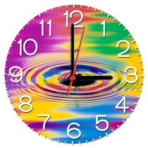 Lazy Turtle Wall Clock 377 A Splash Of Color