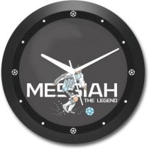 Shop Mantra Lionel Messi The Legend Round Analog Wall Clock (Black)