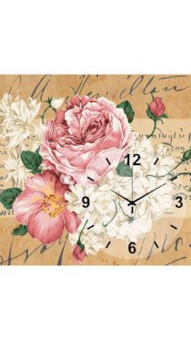 Artjini Vintage Roses (Size-11X11inches)