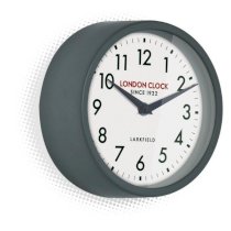 LC Designs UK - HORWICH - Cool Grey 18cm Wall Clock