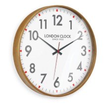 LC Designs UK - LARGE BOHO - Natural Wood 53cm Wall Clock