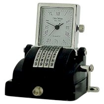 Miniature Old Style Cash Register Novelty Ornamental Collectors Clock 9744