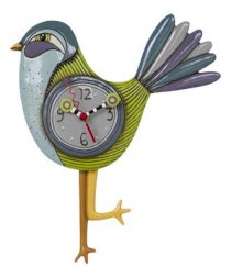 Allen Designs Sassafras BIRD Pendulum Clock