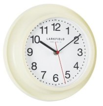 LC Designs UK Retro Cream Wall Clock 23cm