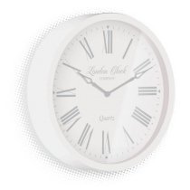 LC Designs UK - ALICE - White 30cm Wall Clock