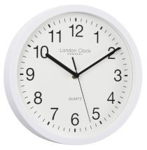 LC Designs UK Simple Wall Clock White 26cm