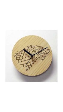 Engrave House Stark - Game Of Thrones - Wall Clock