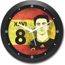 Shop Mantra Xabier Xabi Alonso Spain Football Round Analog Wall Clock (Black)