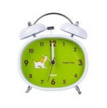Alarm Clock With Nightlight And Loud Alarm Green Dog
