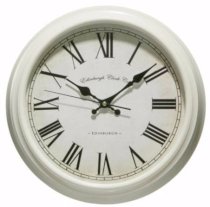 Premier Housewares Cream Traditional Wall Clock