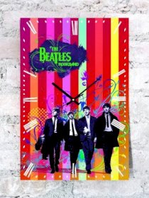 Kwardrobe Beatles Analog Wall Clock (Multicolor)