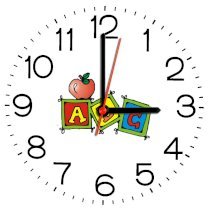 Lazy Turtle Wall Clock 310 Abc And Apple