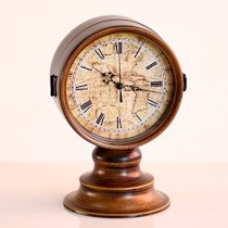 Double-sided Continental Retro Table Clock Creative Decorative