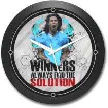 Shop Mantra Cavani GóMez Uruguay Football Round Analog Wall Clock (Black)