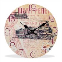 Archies Vintage Train Wall Clock
