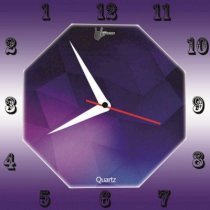 Lycans aNTI 0187 Analog Wall Clock (Voilet) 