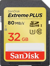 Sandisk SDHC Extreme Plus UHS-I 32GB 80MB/s