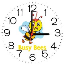 Lazy Turtle Wall Clock 307 Busy Bees