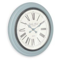 LC Designs UK - ELEANOR - Soft Blue 54cm Wall Clock