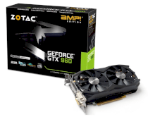 ZOTAC GeForce GTX 960 AMP! Edition (ZT-90303-10M) (Nvidia GeForce GTX 960, 2GB GDDR5,  128-bit, PCI Express 3.0)