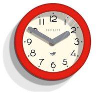 Đồng hồ treo tường Newgate Pantry Clock - Fire Engine Red