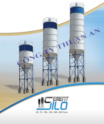 Silo chứa xi măng, silo chứa tro bay Thuận An TCM-150