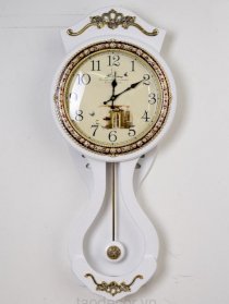 Đồng hồ treo tường giả cổ trắng (5227)