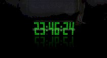 Xuuyuu (TM)Large Big 4 6 Digit Jumbo LED Digital Alarm Calendar Snooze Wall Desk Clock (green, 6-digit version)